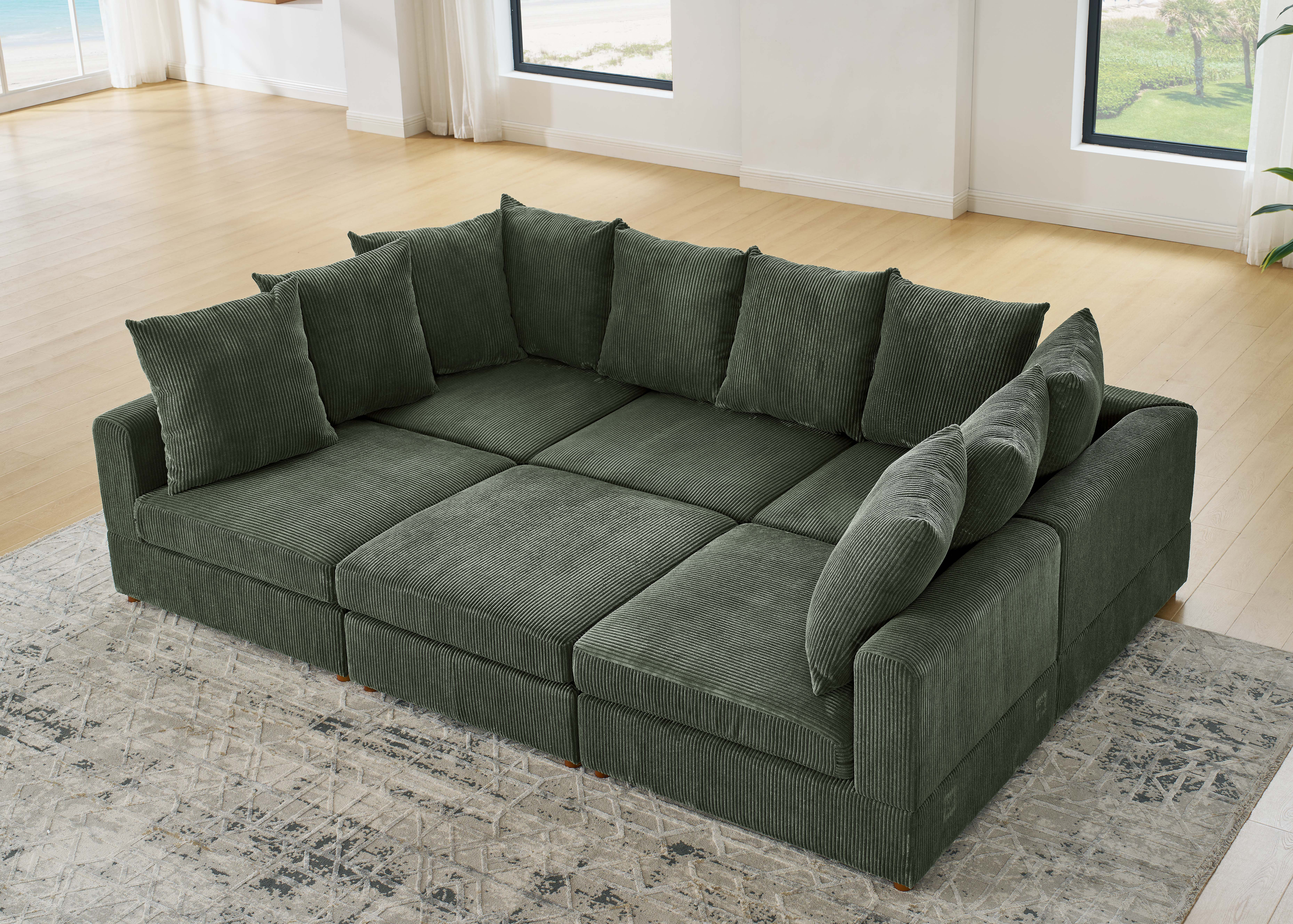 Wade Logan Belandina 6 Pieces Modular Sofa Reviews Wayfair